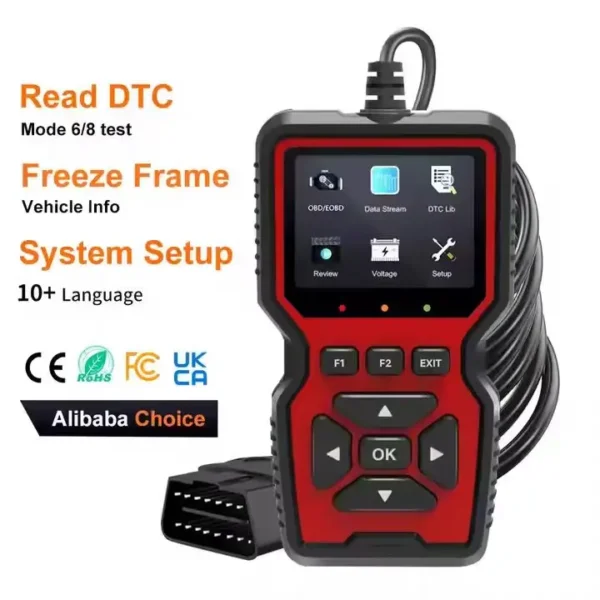 أداة تشخيص السيارة V519 OBD2 الجديدة تمامًا مناسبة لجميع المركبات التي تتوافق مع بروتوكول OBD II - AliExpress 34